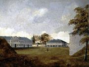 Henry Richard S. Bunnett Fort Lennox oil painting on canvas